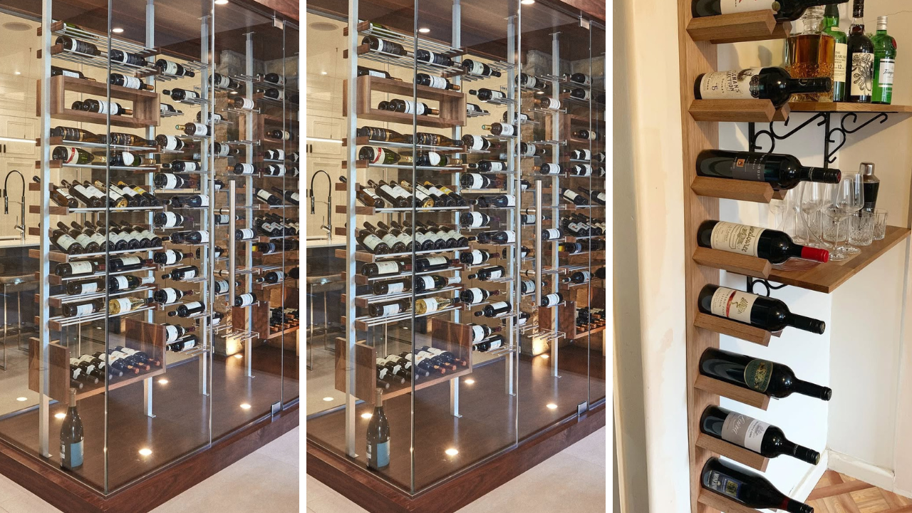 Built-In Bar Shelf Designs