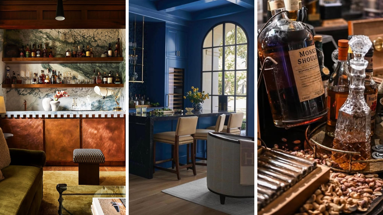 Fashionable Home Bar Environments