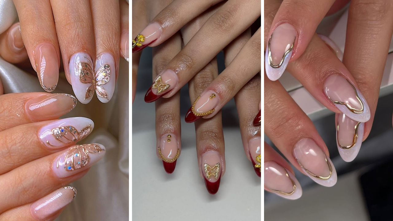 Gold nail art ideas