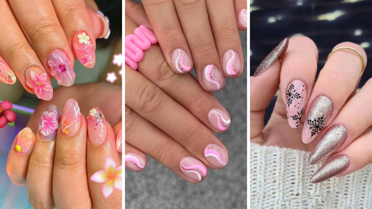 Pink nail art ideas