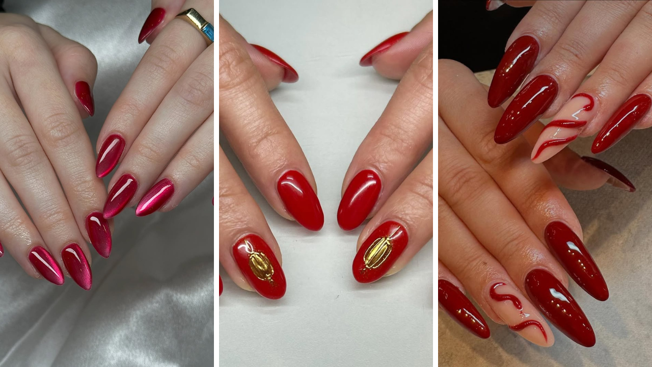 Red nail art ideas