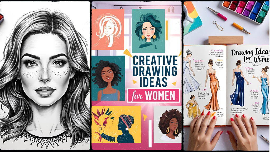 Creative Drawing Ideas for Women