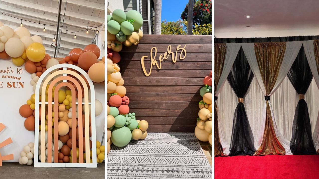 backdrop for party