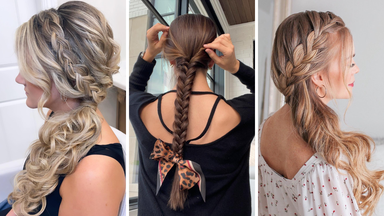 braided hairstyle thin hair