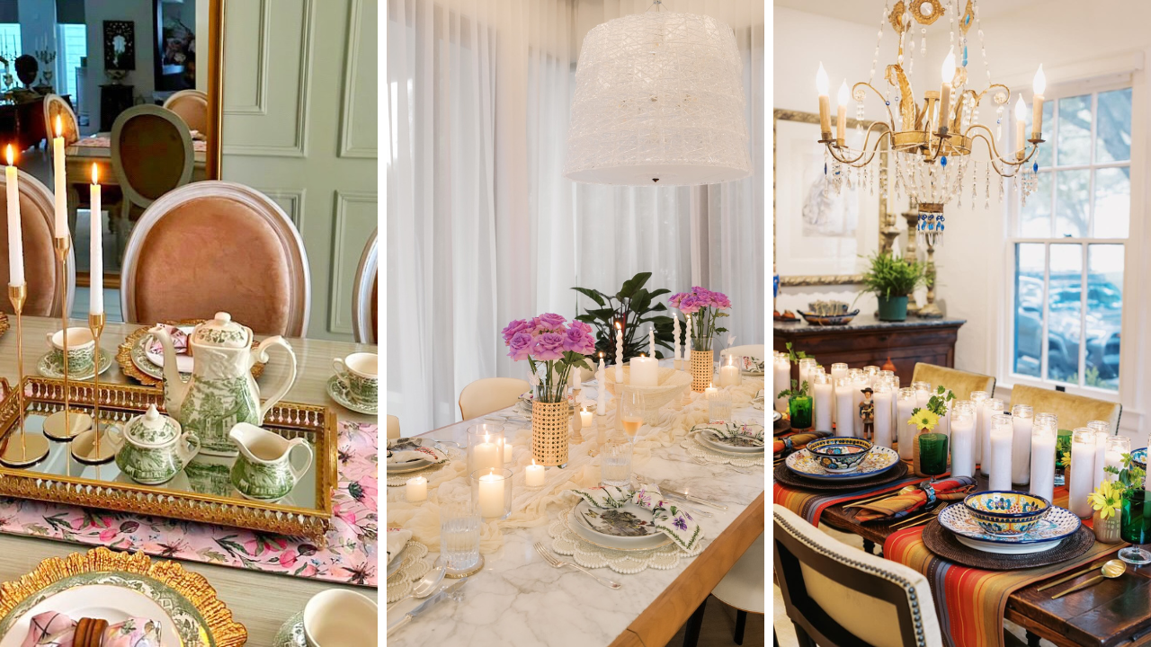 dining room table centerpiece