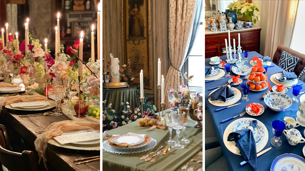 dining room table decor
