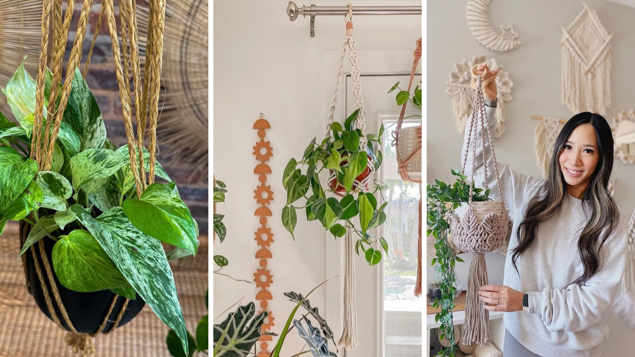 21 Macrame Plant Hangers You Need in Your Home Right Now